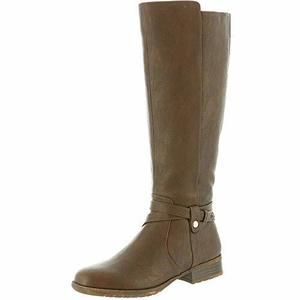 LIFESTRIDE WOMEN'S XTROVERT KNEE HIGH BOOT, DARK TAN, 10 WIDE